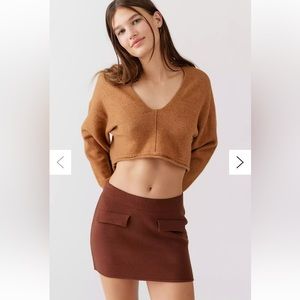 Urban Outfitters knit mini skirt